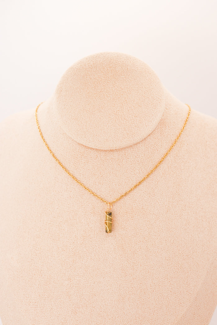 Pendant | Mini Jade Pillars “Plum Blossoms”